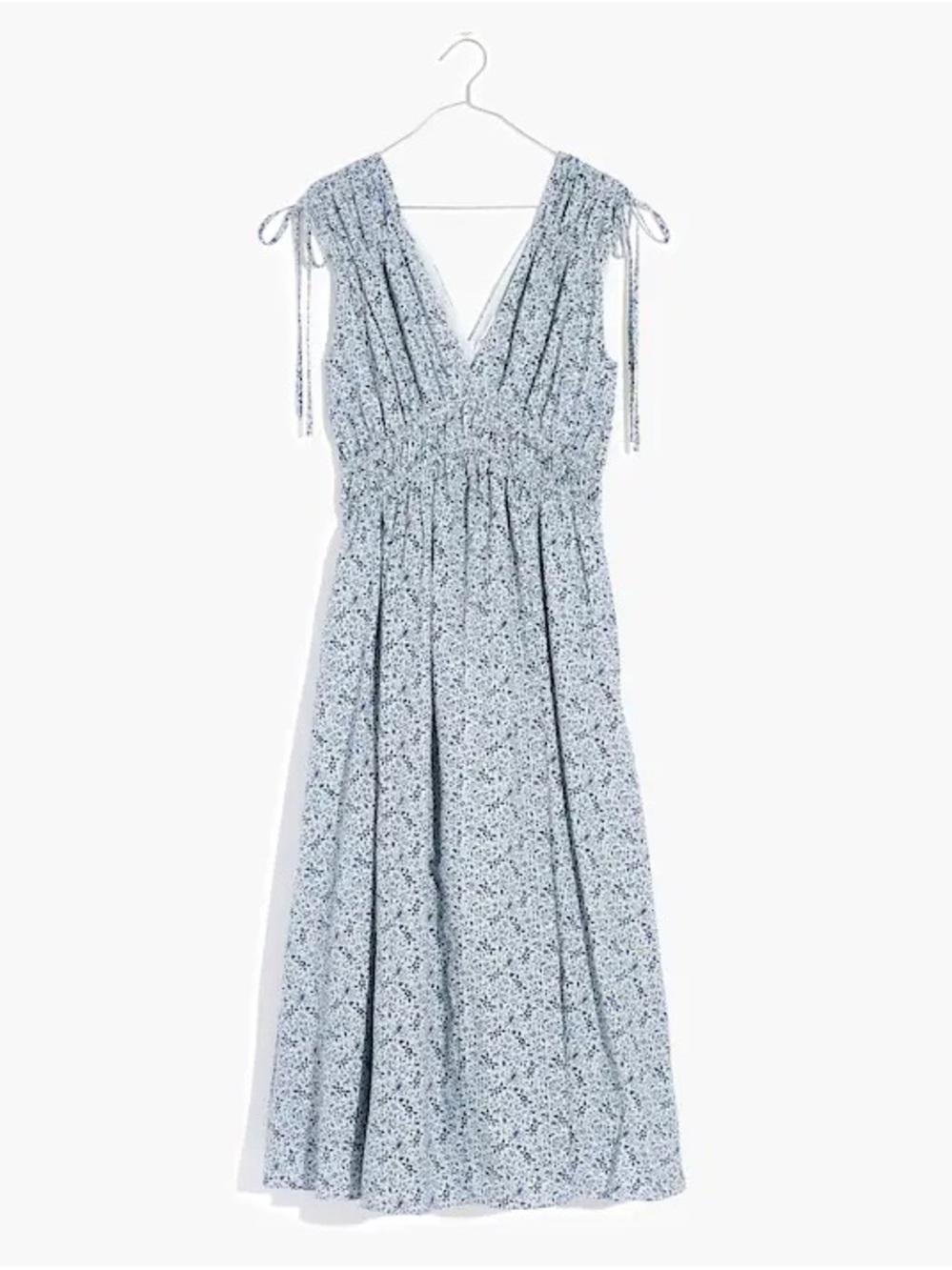 Madewell Floral Tie-Shoulder Sundress
